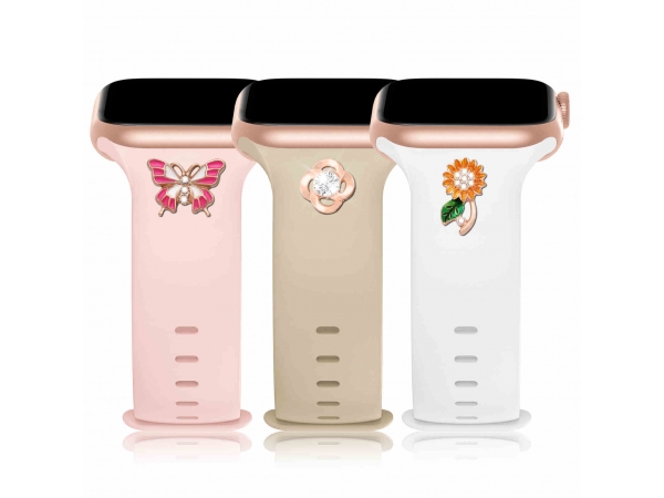 correa para apple watch con colgantes decorativos