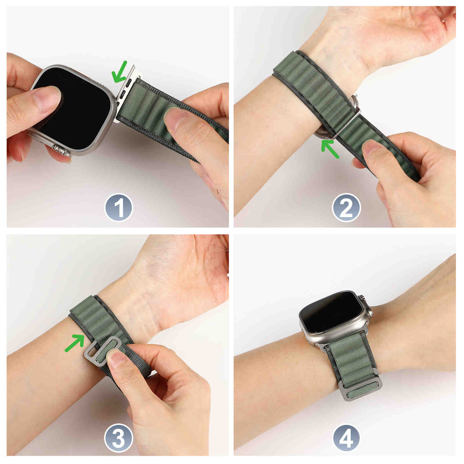 nylon apple watch straps