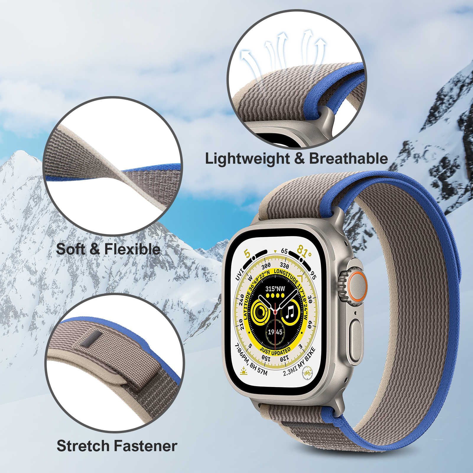 woven apple watch band