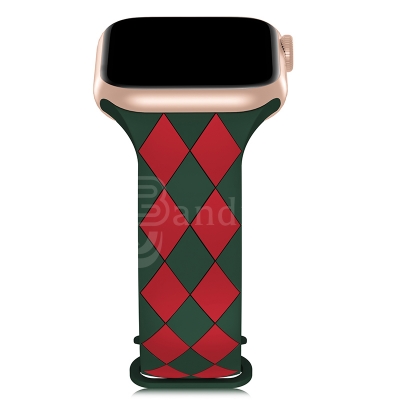 silicone diamond apple watch band 44mm 38mm