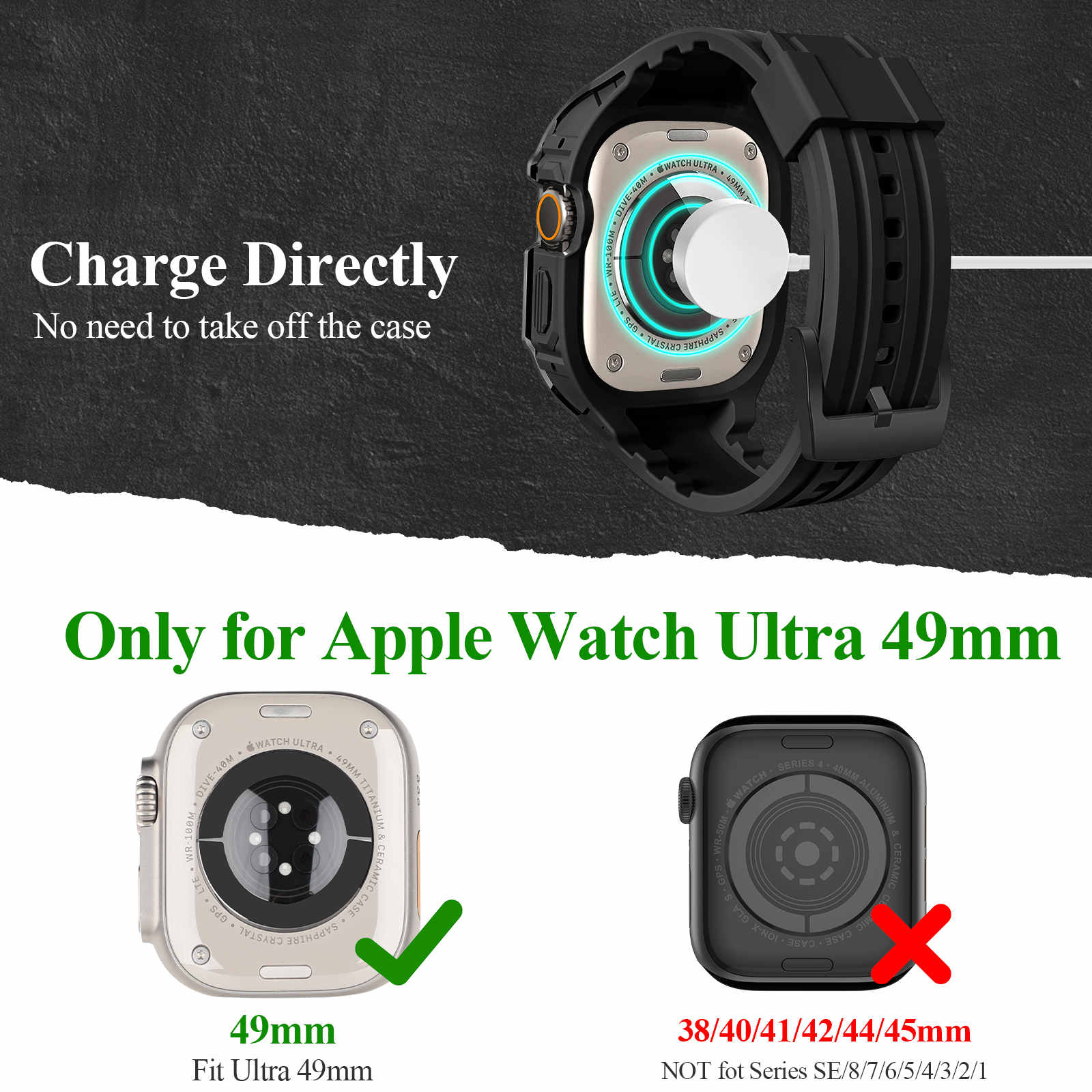 Apple watch modification kit for ultra 49mm