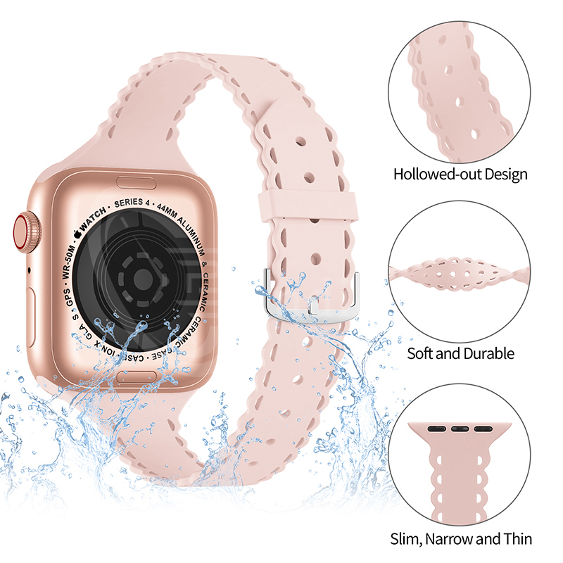 silicone watch bands for apple watch