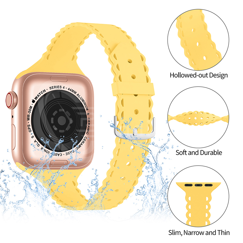 silicone watch bands for apple watch